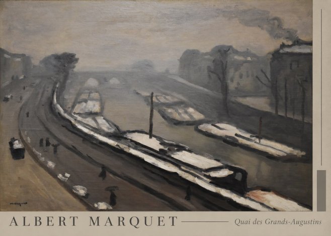 Albert Marquet Quai Des Grands-augustins No5 - Plakat