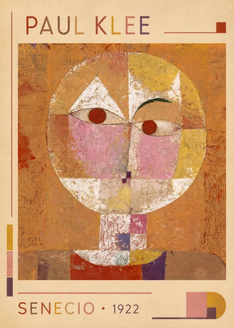 Paul Klee Senecio No1 - Plakat