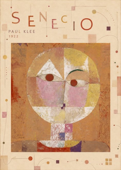 Paul Klee Senecio No5 - Plakat