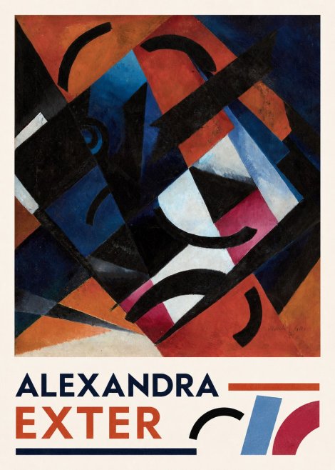Alexandra Exter Abstract Composition No3 - Plakat