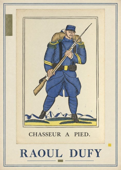 Raoul Dufy Chasseur a Pied. No4 - Plakat