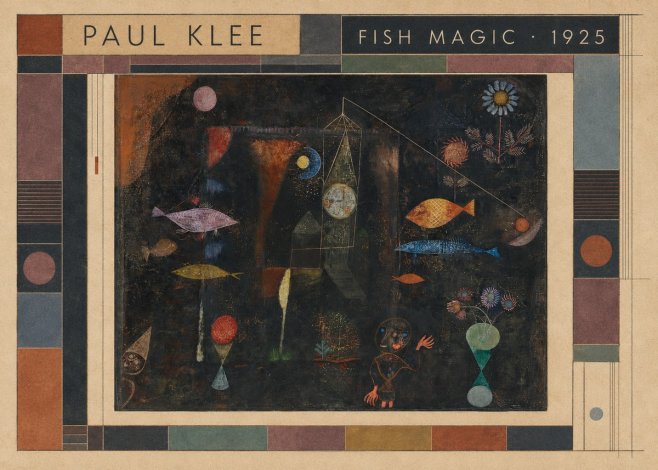 Paul Klee Fish Magic I No4 - Plakat