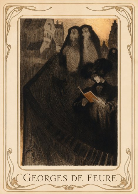Georges de Feure La Liseuse No1 - Plakat