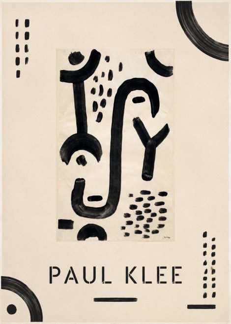 Paul Klee Face of the Goddess No1 - Plakat