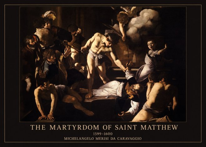 Michelangelo Merisi da Caravaggio The Martyrdom of Saint Matthew No6 - Plakat