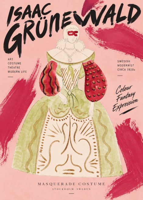 Isaac Grünewald Masquerade Costume No2 - Plakat