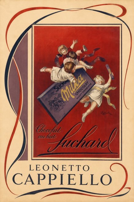 Leonetto Cappiello Suchard Milka Chocolat No3 - Plakat