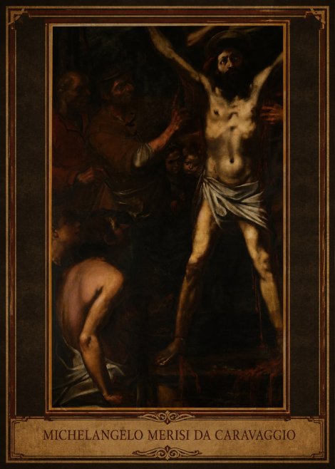 Michelangelo Merisi da Caravaggio The Crucifixion of Saint Peter III No2 - Plakat