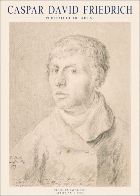 Caspar David Friedrich Portrait of the Artist No1 - Plakat