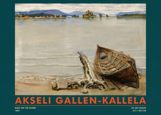 Akseli Gallen-Kallela Boat on the Shore No2 - Plakat