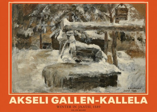 Akseli Gallen-Kallela Winter in Jaatsi, 1889 No2 - Plakat