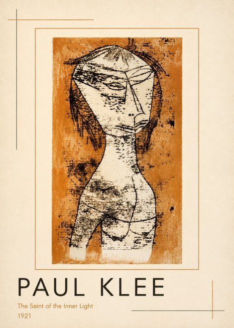 Paul Klee Die Heilige Vom Innern Licht No3 - Plakat
