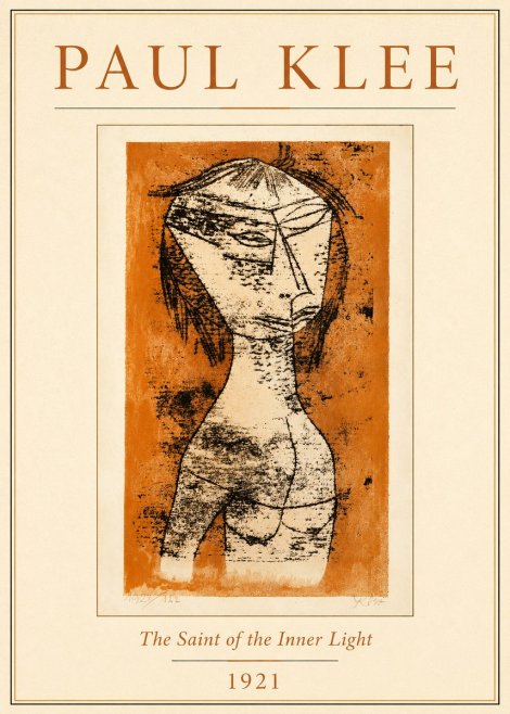 Paul Klee Die Heilige Vom Innern Licht No4 - Plakat