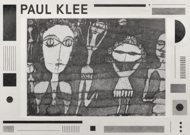 Paul Klee Specter of a Genius No3 - Plakat