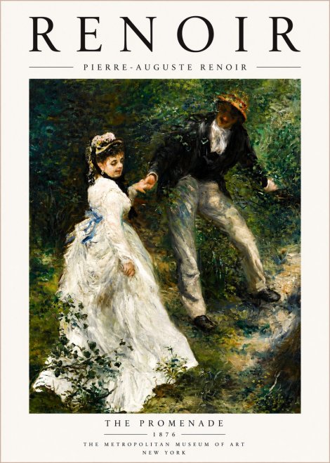 Renoir The Promenade No6 - Plakat