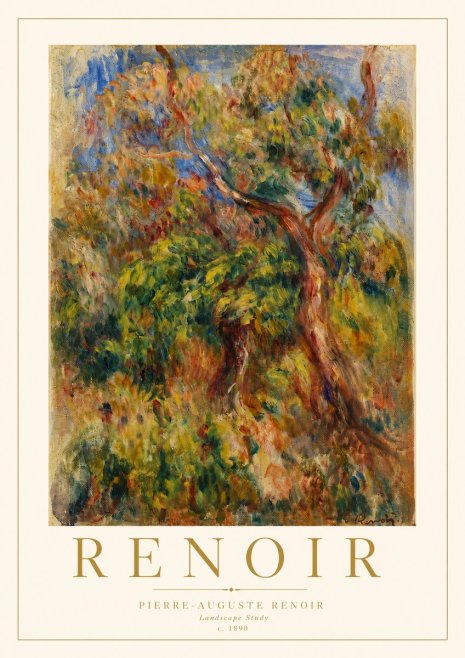 Renoir Landscape Study No4 - Plakat