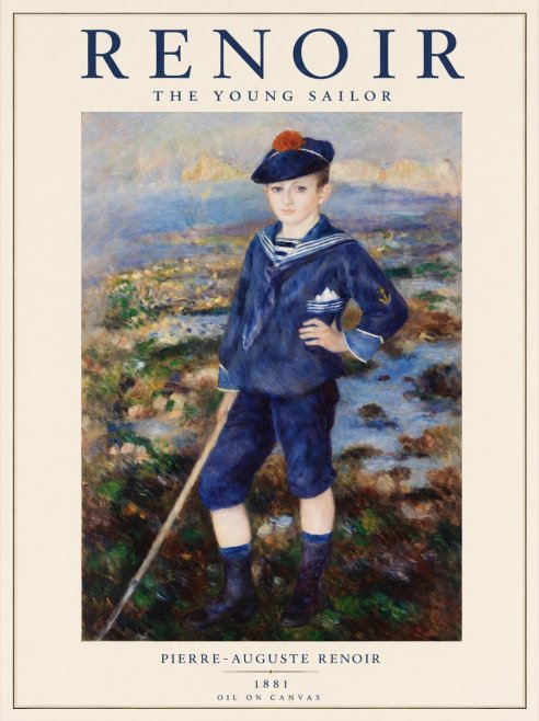 Renoir The Young Sailor No1 - Plakat