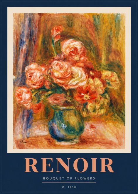 Renoir Bouquet of Flowers II No2 - Plakat