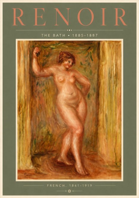 Renoir The Bath No4 - Plakat