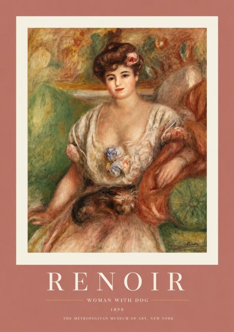 Renoir The Roman Girl No2 - Plakat