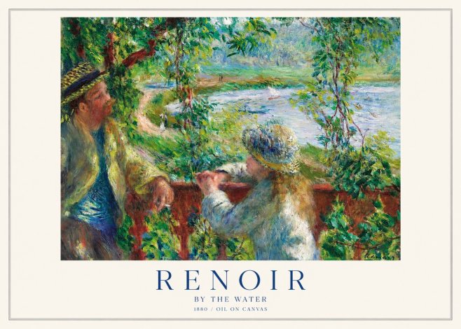 Renoir By the Water No1 - Plakat
