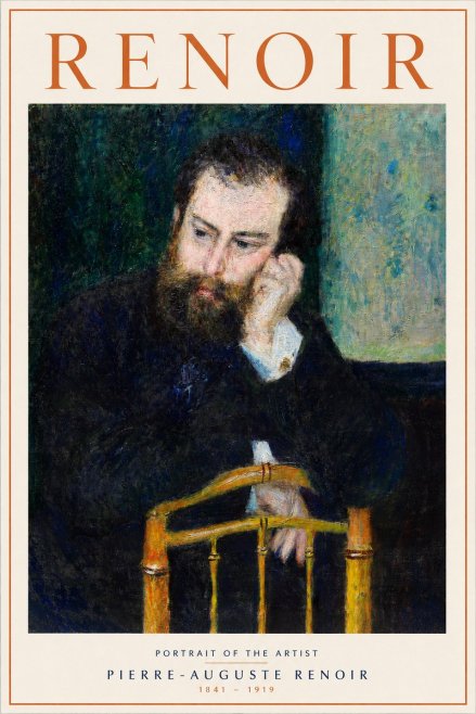 Renoir Portrait of the Artist No2 - Plakat