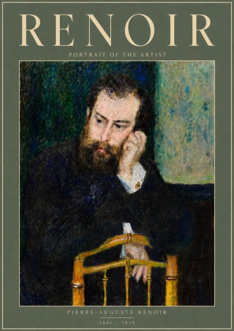 Renoir Portrait of the Artist No4 - Plakat