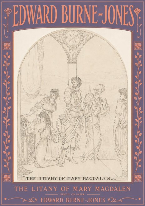Edward Burne-Jones The Litany of Mary Magdalen No3 - Plakat