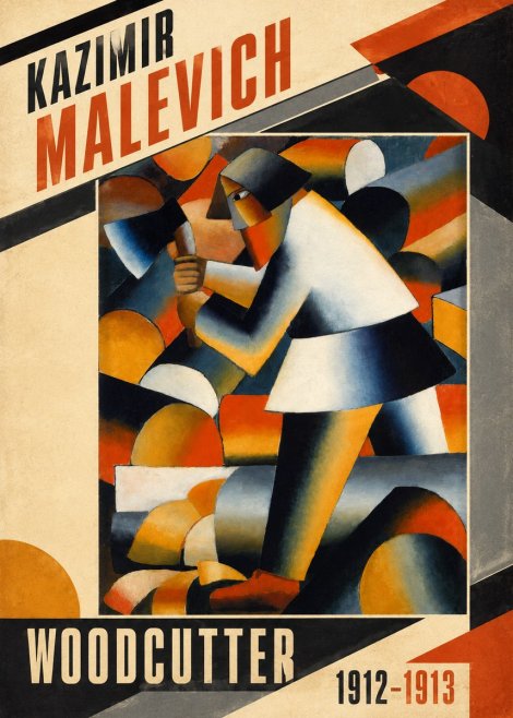 Kazimir Malevich Woodcutter No3 - Plakat