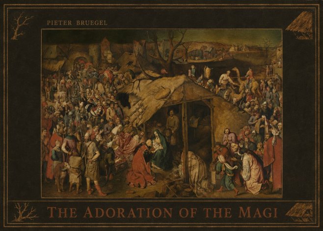Pieter Bruegel The Adoration of the Magi No2 - Plakat