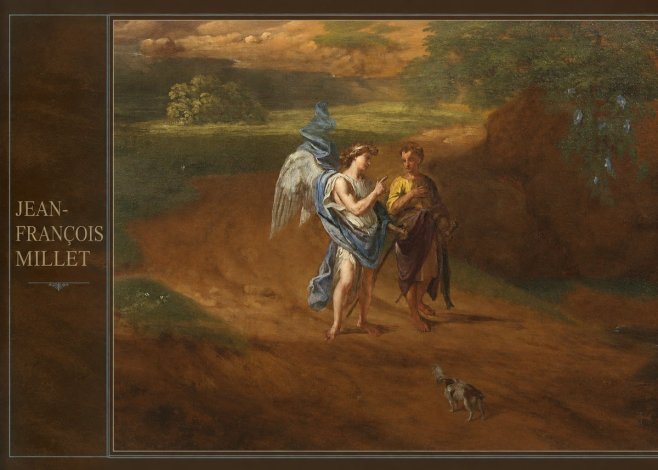 Jean-François Millet Tobias and the Angel No2 - Plakat