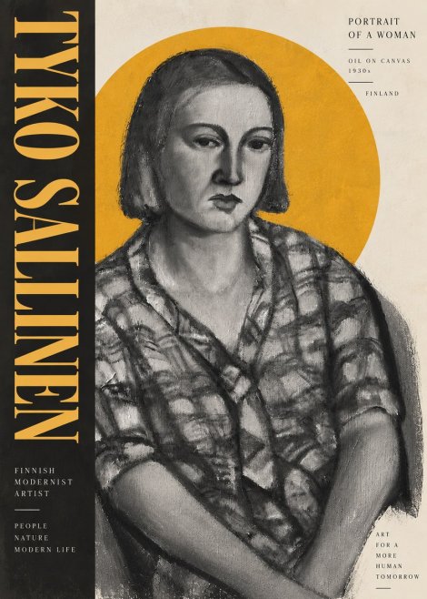 Tyko Sallinen Portrait of a Woman I No5 - Plakat