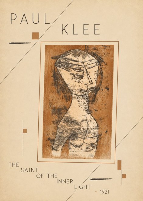 Paul Klee The Saint of the Inner Light No4 - Plakat