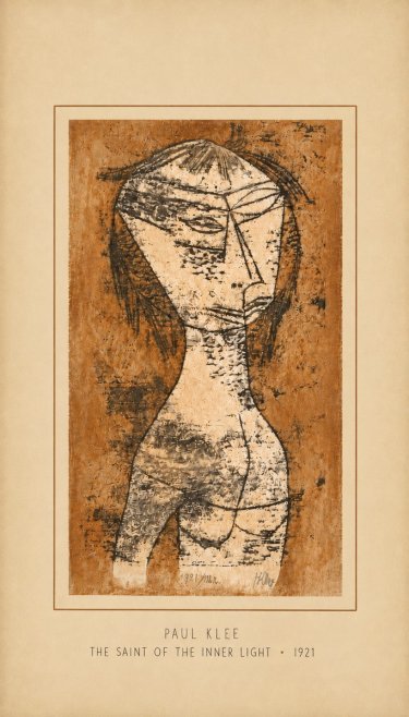 Paul Klee The Saint of the Inner Light No6 - Plakat