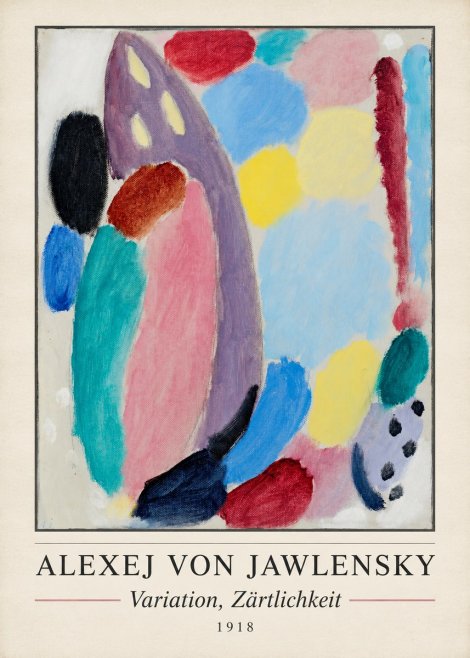 Alexej von Jawlensky Variation, Zärtlichkeit No3 - Plakat