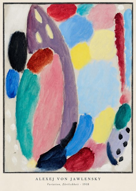 Alexej von Jawlensky Variation, Zärtlichkeit No5 - Plakat