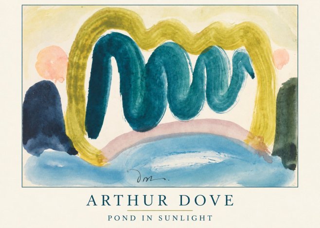 Arthur Dove Pond in Sunlight No4 - Plakat