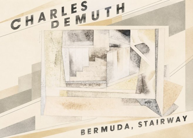 Charles Demuth Bermuda, Stairway No3 - Plakat