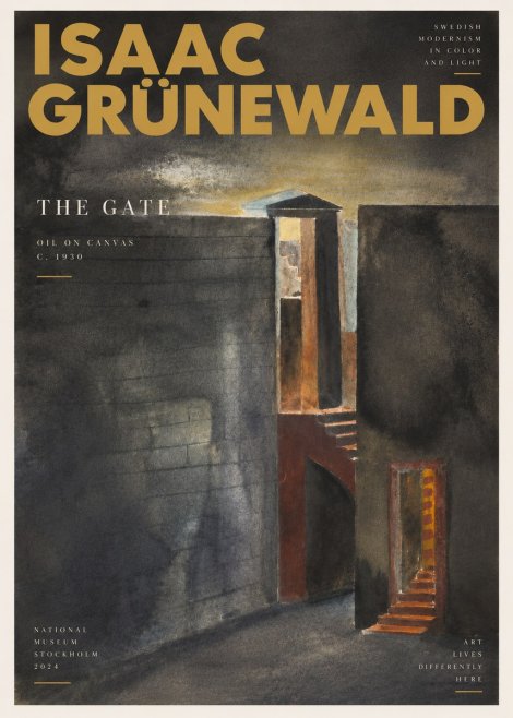 Isaac Grünewald Architectural Fantasy No4 - Plakat
