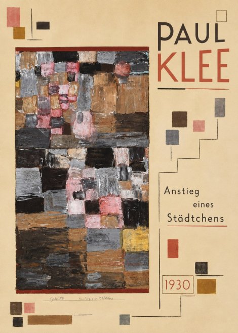Paul Klee Anstieg Eines Städtchens No5 - Plakat