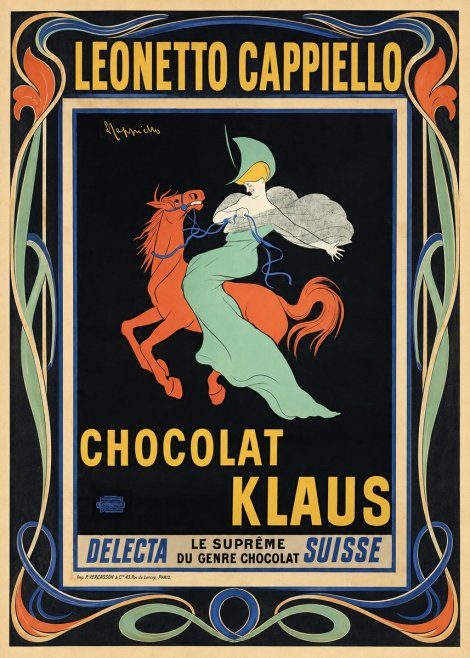 Leonetto Cappiello Chocolat Klaus II No1 - Plakat