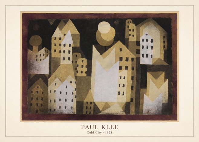 Paul Klee Cold City No4 - Plakat