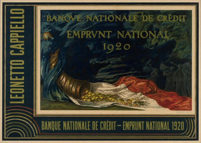 Leonetto Cappiello Banque Nationale De Crédit - Emprunt National 1920 No4 - Plakat