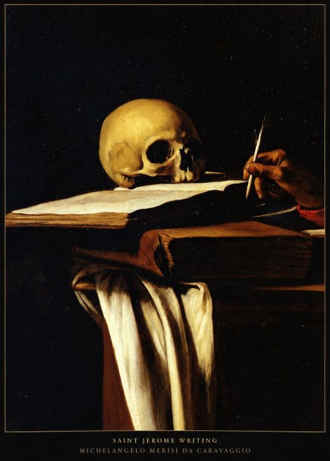 Michelangelo Merisi da Caravaggio Saint Jerome Writing III No6 - Plakat