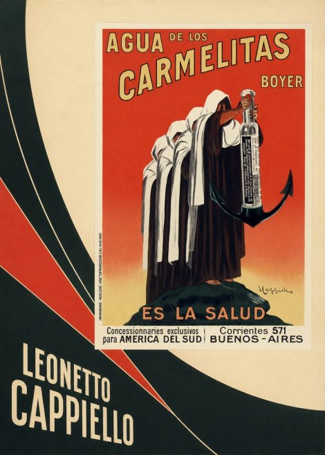 Leonetto Cappiello Agua De Los Carmelitas Boyer No4 - Plakat