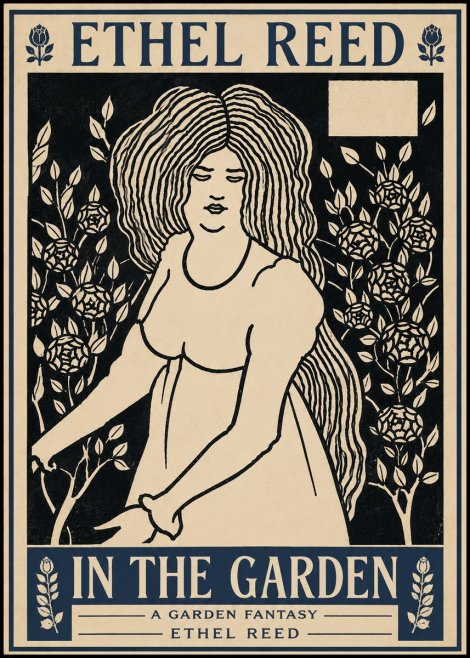 Ethel Reed In the Garden No6 - Plakat