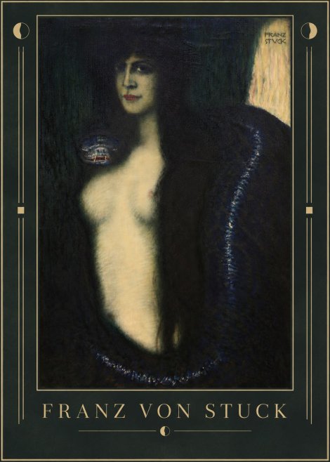 Franz von Stuck The Sin II No5 - Plakat