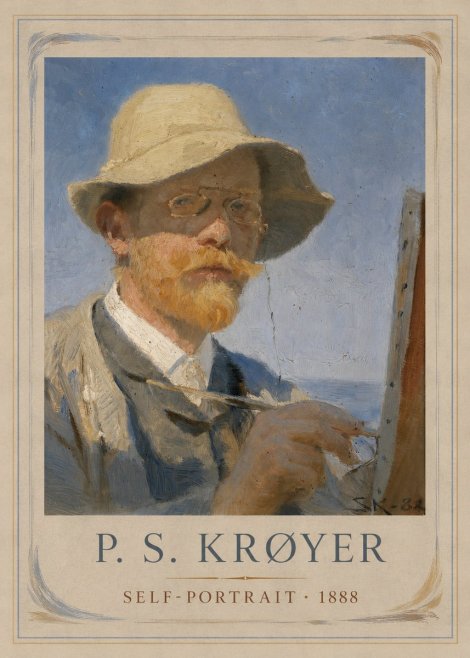 P.S. Krøyer Self-portrait III No1 - Plakat