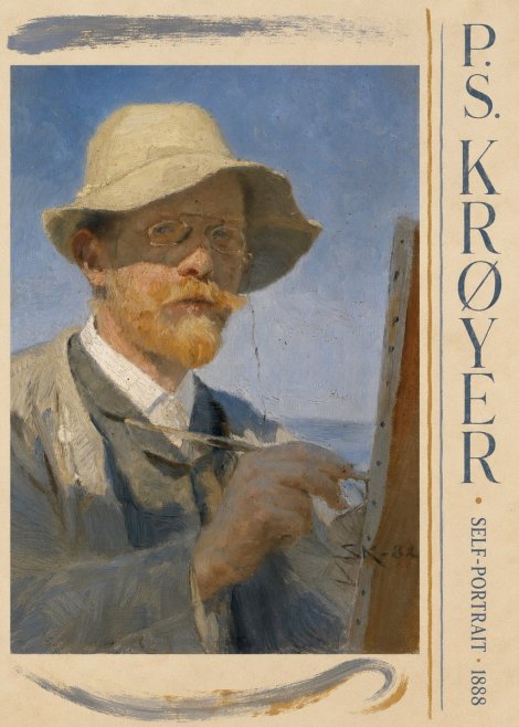 P.S. Krøyer Self-portrait III No4 - Plakat