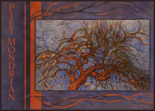Piet Mondrian The Red Tree No2 - Plakat